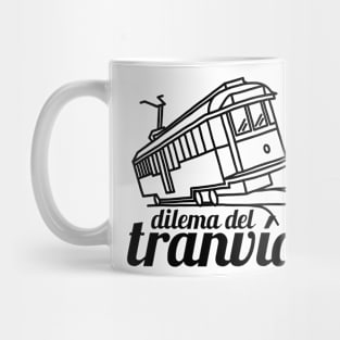 dilema del tranvía Mug